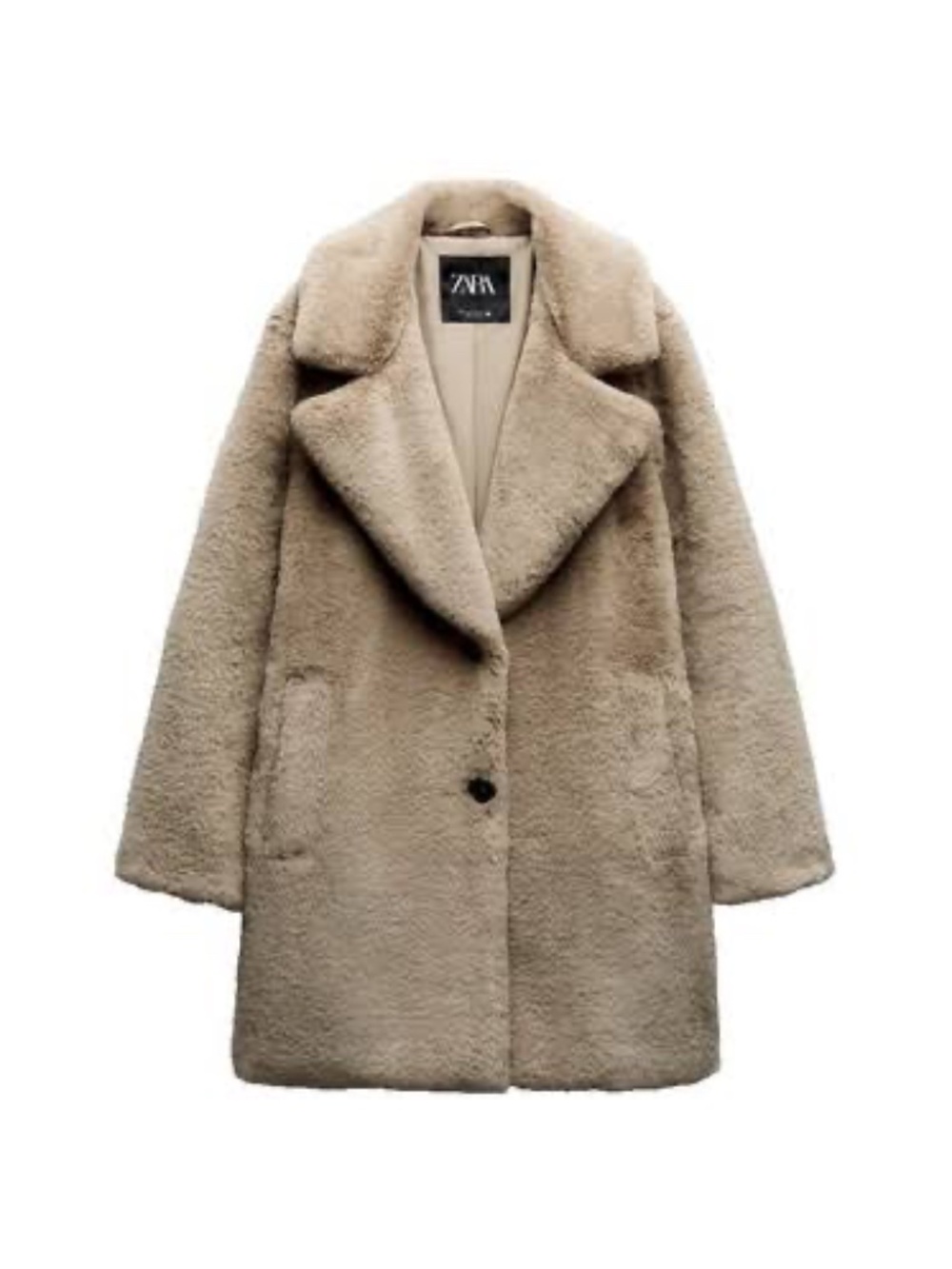 Zara kids faux fur jacket - so incredible soft - like new worn 2x - Girls Size 9